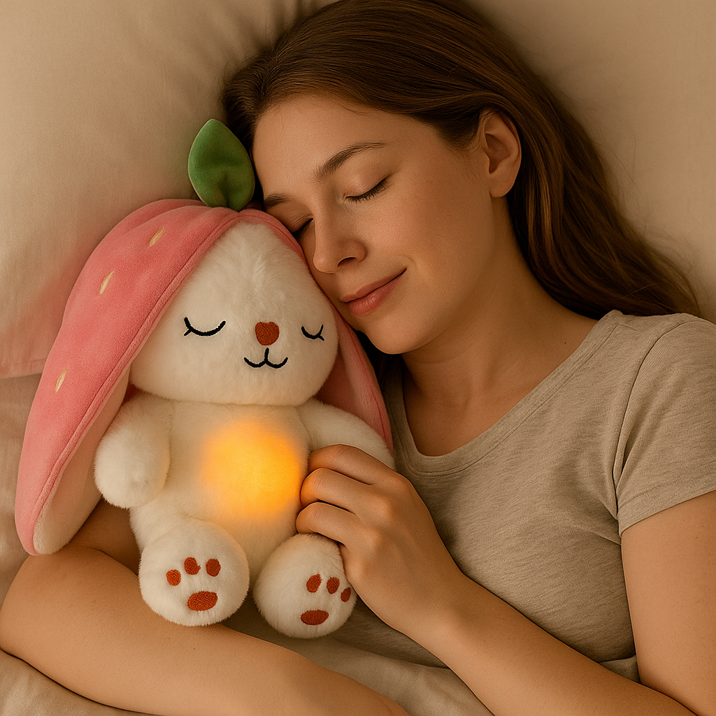 Breathing bunny plush.